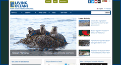 Desktop Screenshot of livingoceans.org